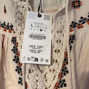 Zara geometric dress